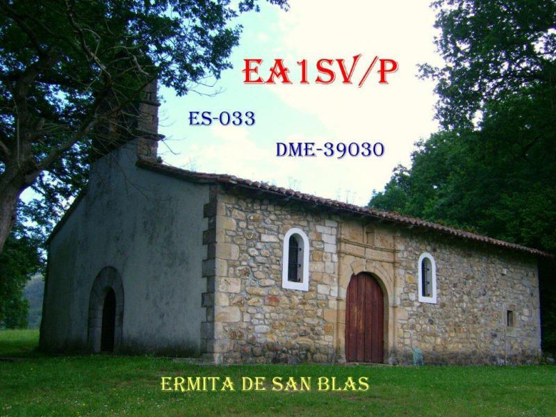 Más detalles sobre EA1SV/P desde ES-033